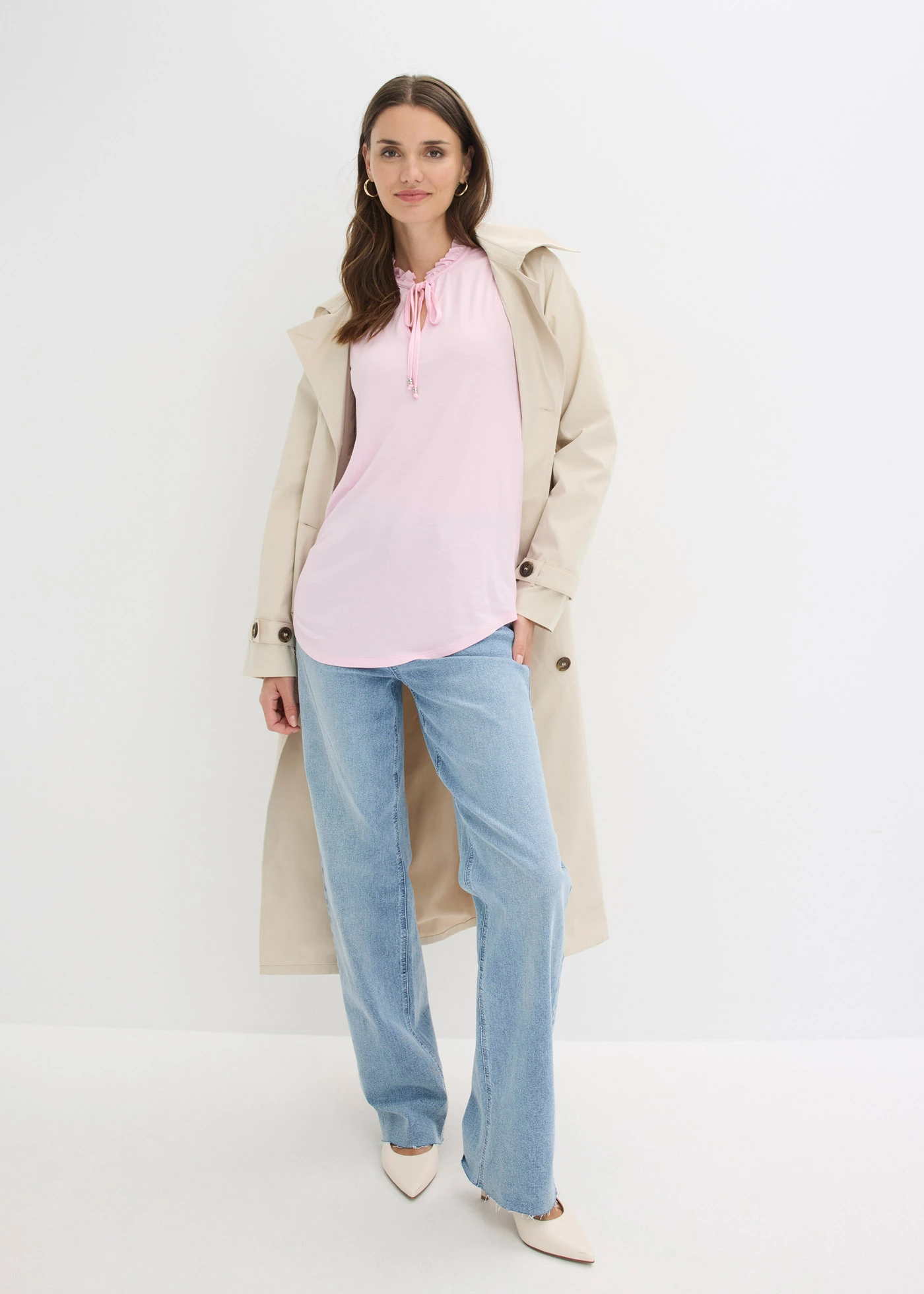 Top in een viscosemix • kristalroze • bonprix online shop