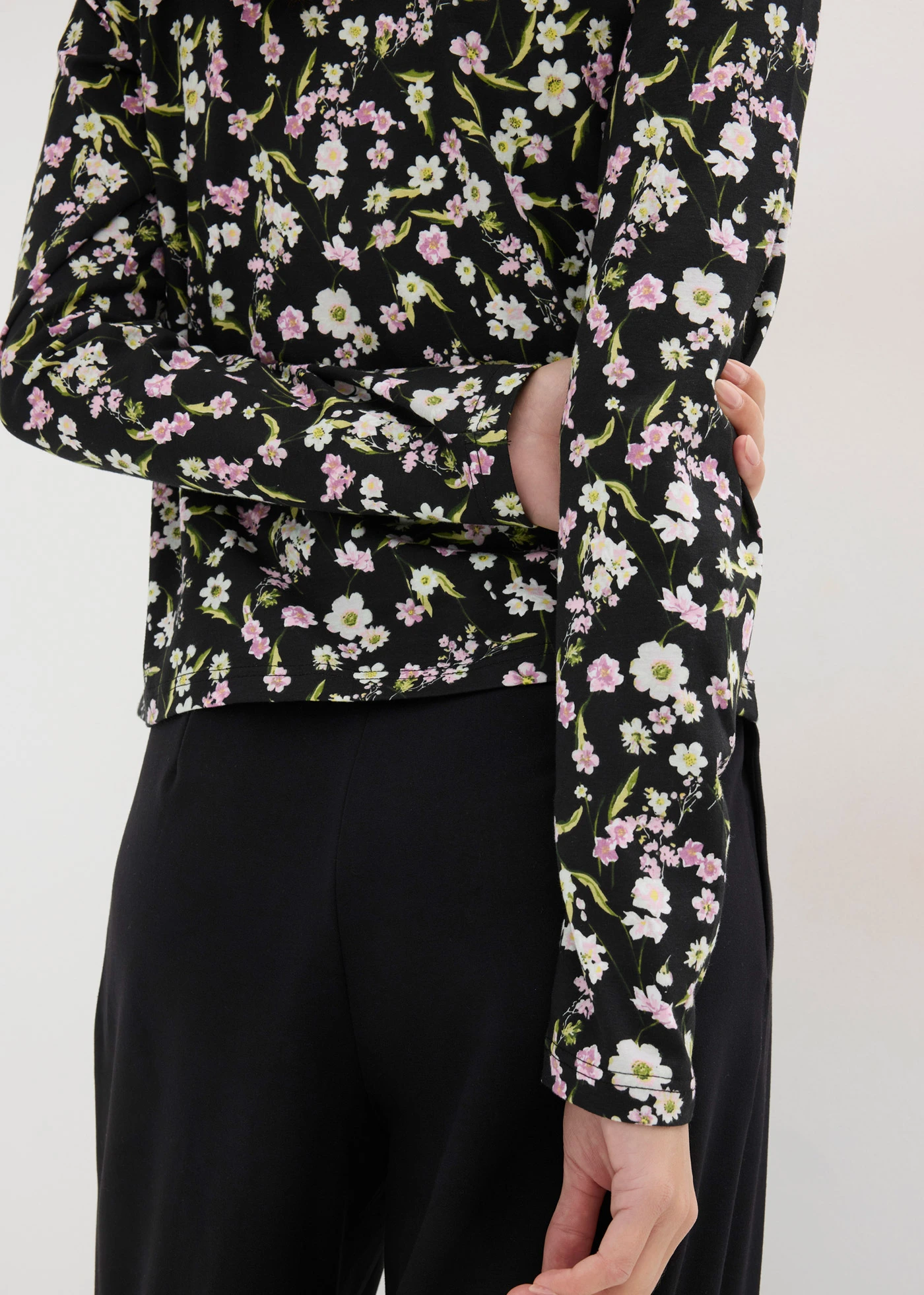 Longsleeve van katoenmix • zwart • bonprix online shop