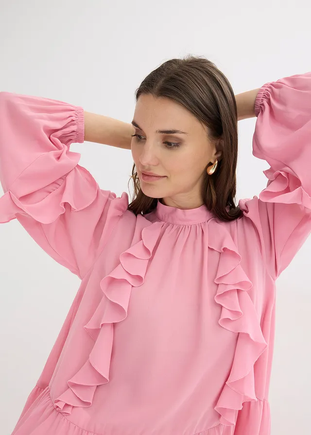 Blouse à volants • orchidée fumé • product-page.page-title-suffix