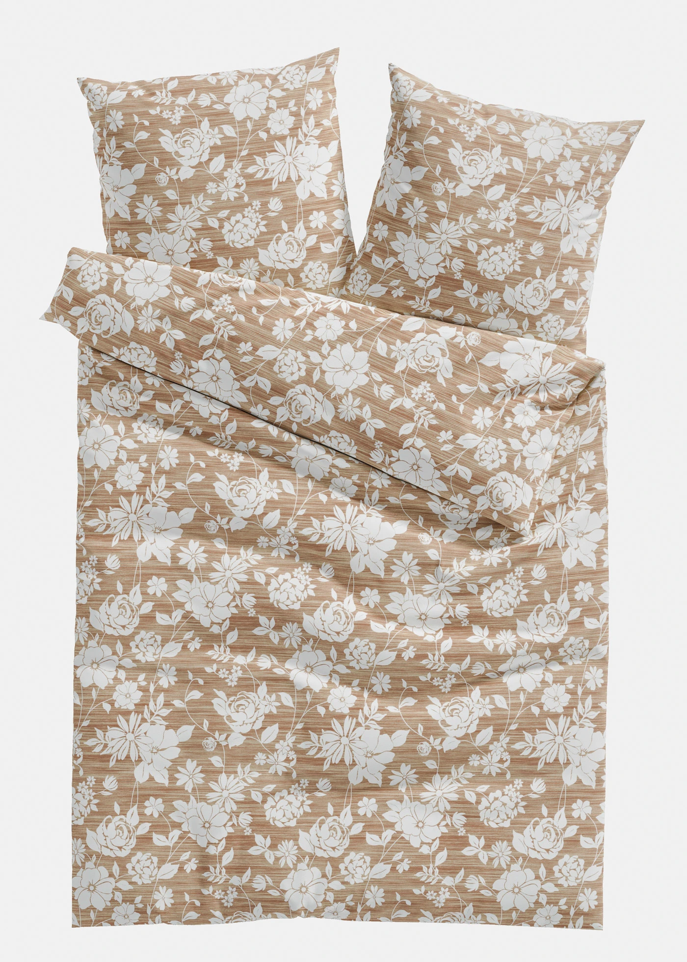 Parure de lit en linon • beige • Boutique bonprix