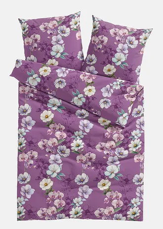 Parure de lit en linon • violet • Boutique bonprix
