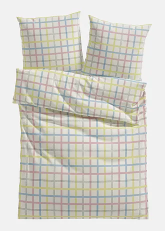 Lenjerie de pat din linou • crem • magazin bonprix