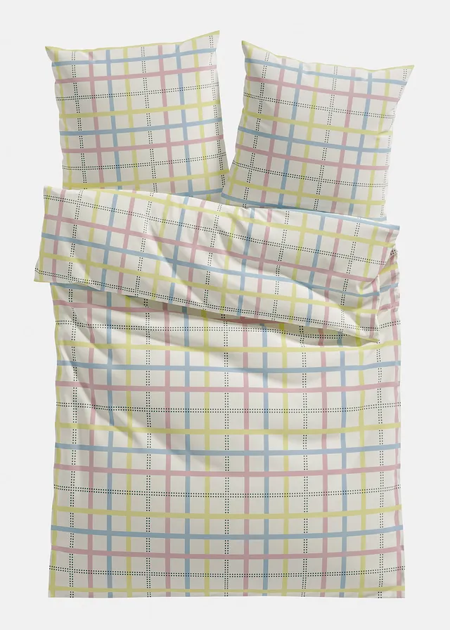 Lenjerie de pat din linou • crem • magazin bonprix