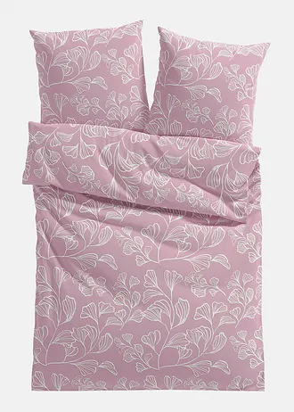 Linon dekbedovertrek, Kleur: roze