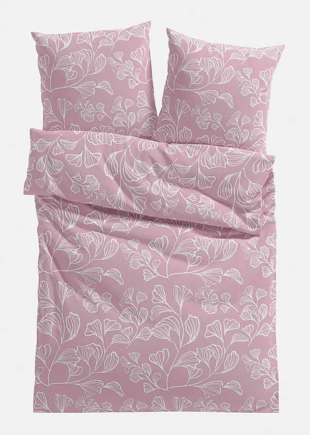 Lenjerie de pat din linou • roz pal • magazin bonprix