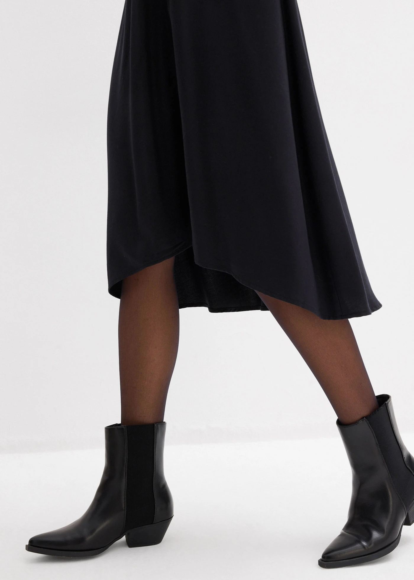 Twill jurk van soepelvallend lyocell • zwart • bonprix online shop