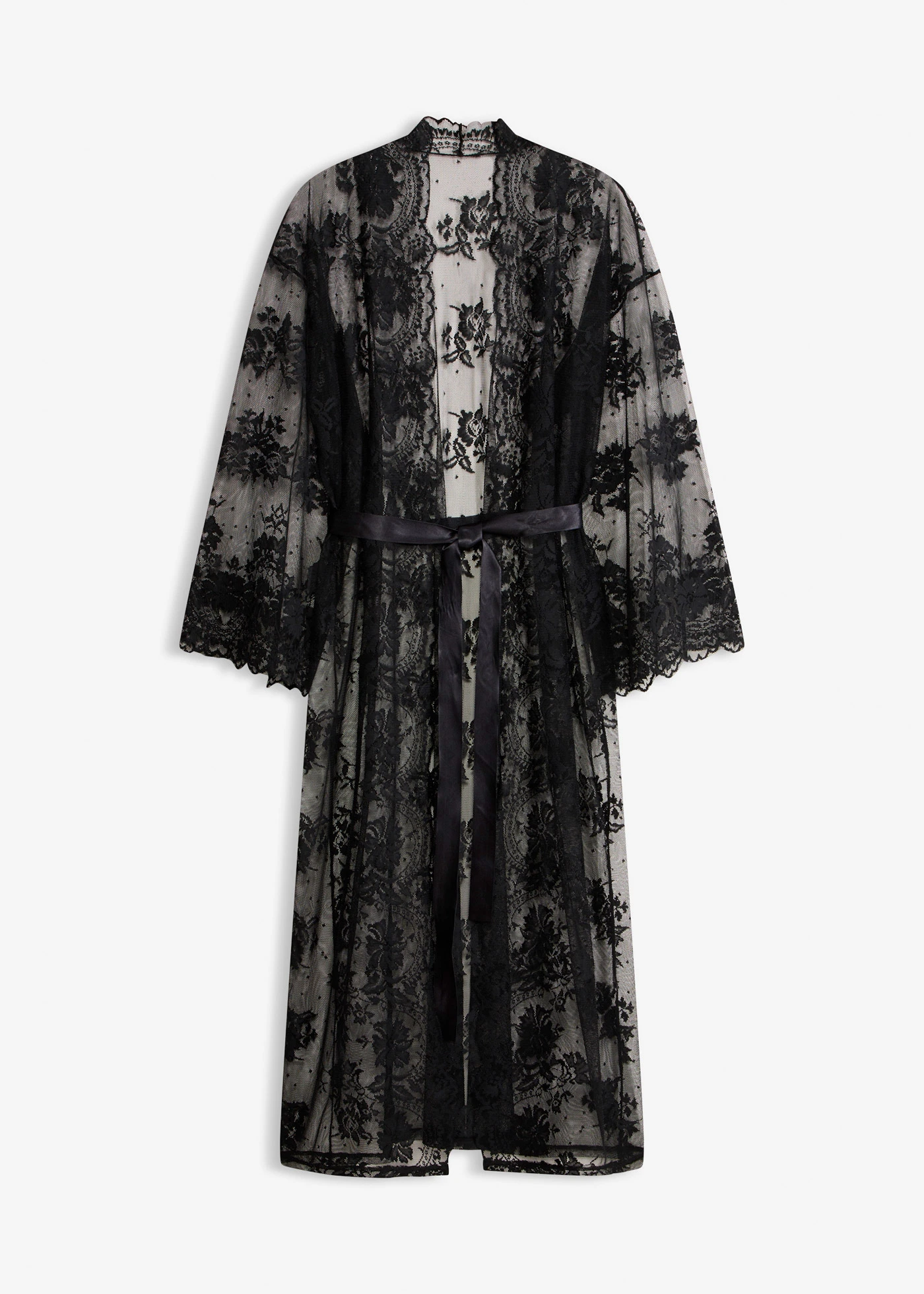 Dlouhé kimono • černá • bonprix obchod