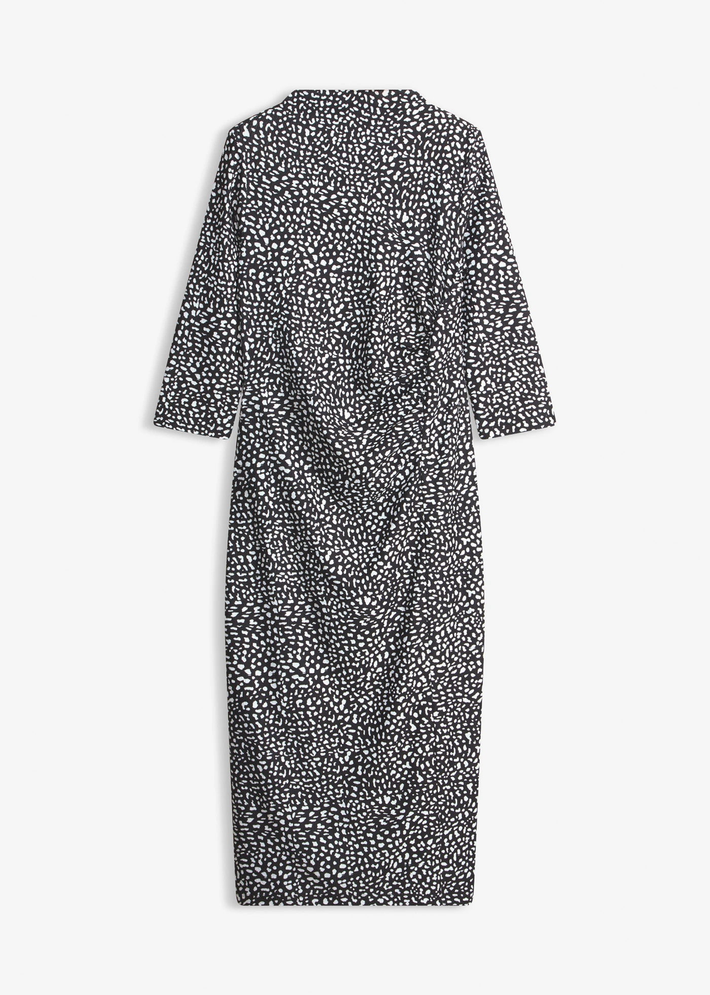 Jersey jurk • zwart/wit gedessineerd • bonprix online shop