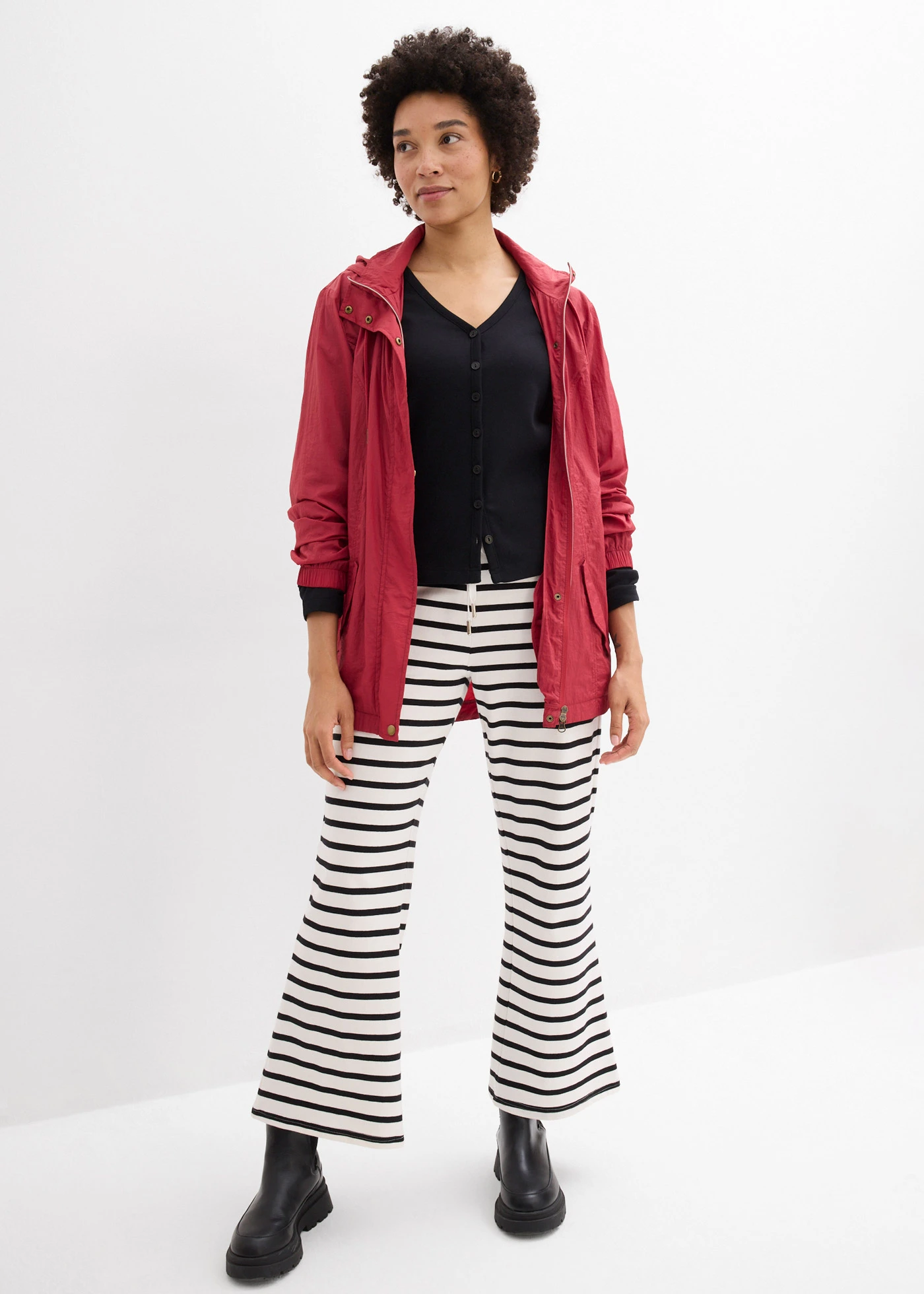 Gilet en jersey épais 100% coton • noir • Boutique bonprix