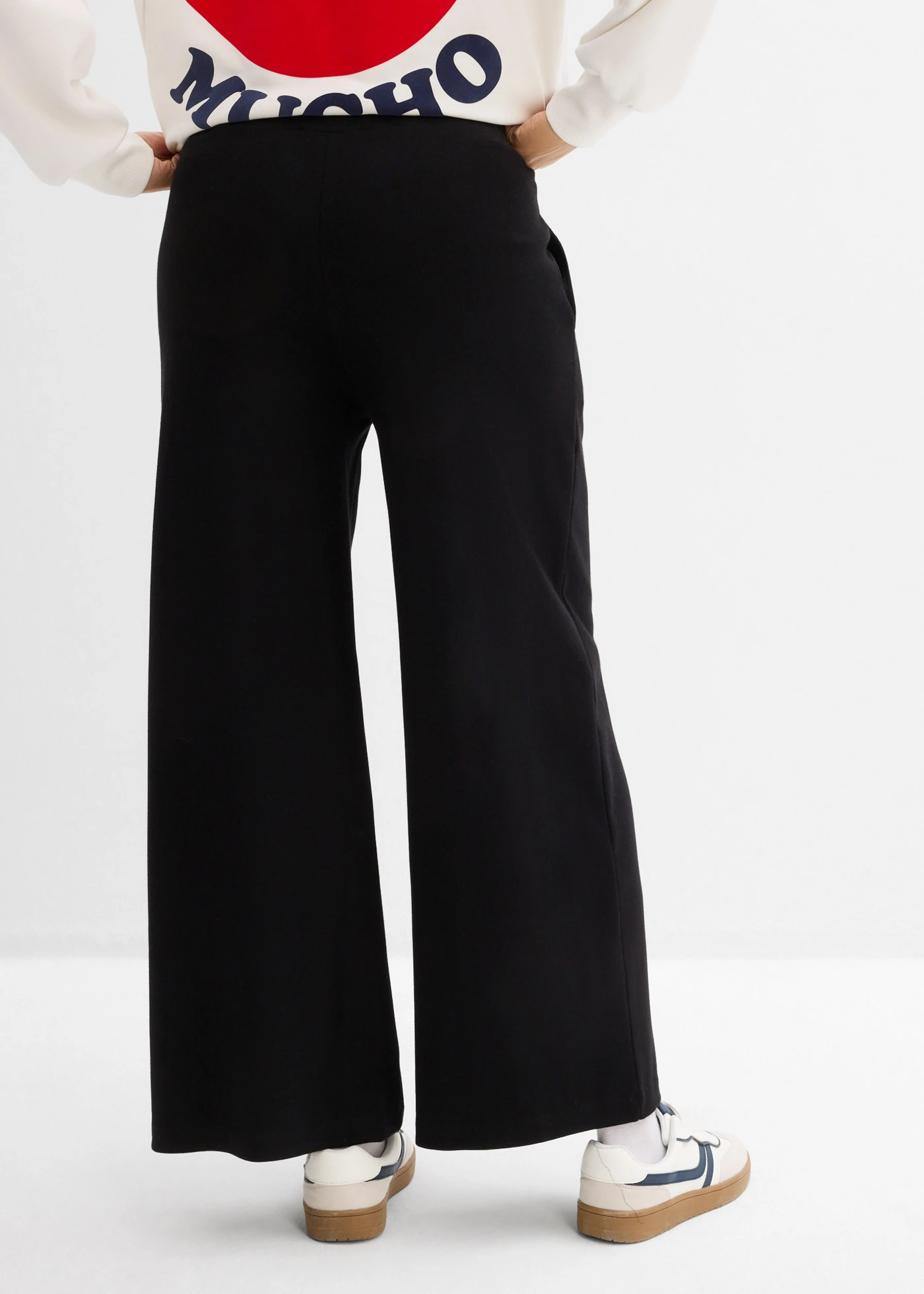 Culotte nadrág tiszta bio-pamutból • fekete • bonprix áruház