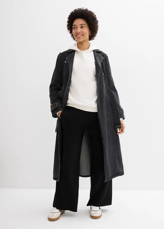 Culotte nadrág tiszta bio-pamutból fekete