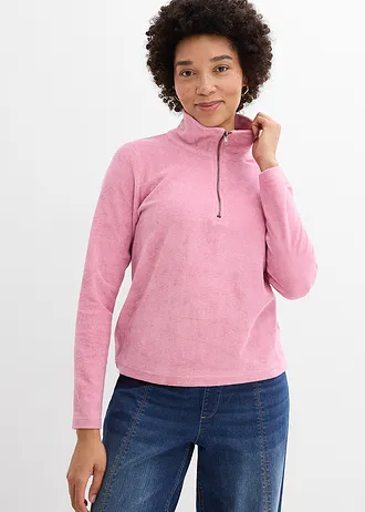 Longsleeve van badstof • mauve • bonprix online shop