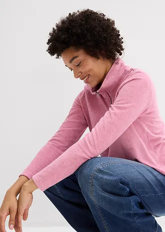 Longsleeve van badstof • mauve • bonprix online shop