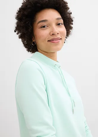 Sweat-shirt avec base fendue • menthe clair • Boutique bonprix