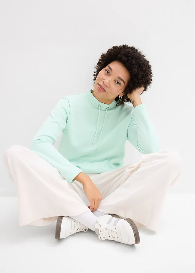 Sweat-shirt avec base fendue • menthe clair • product-page.page-title-suffix