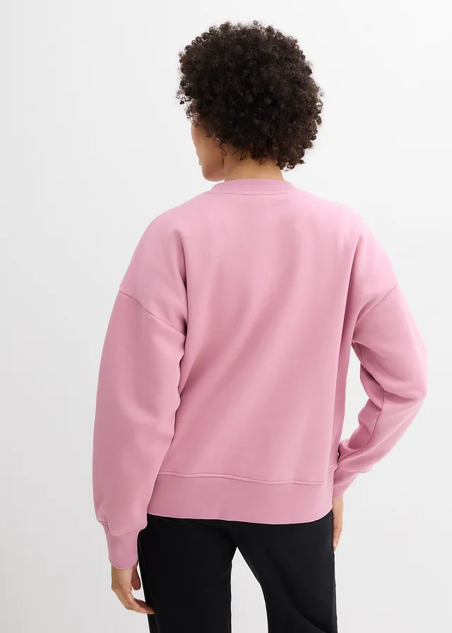 Oversized sweater, Kleur: mauve