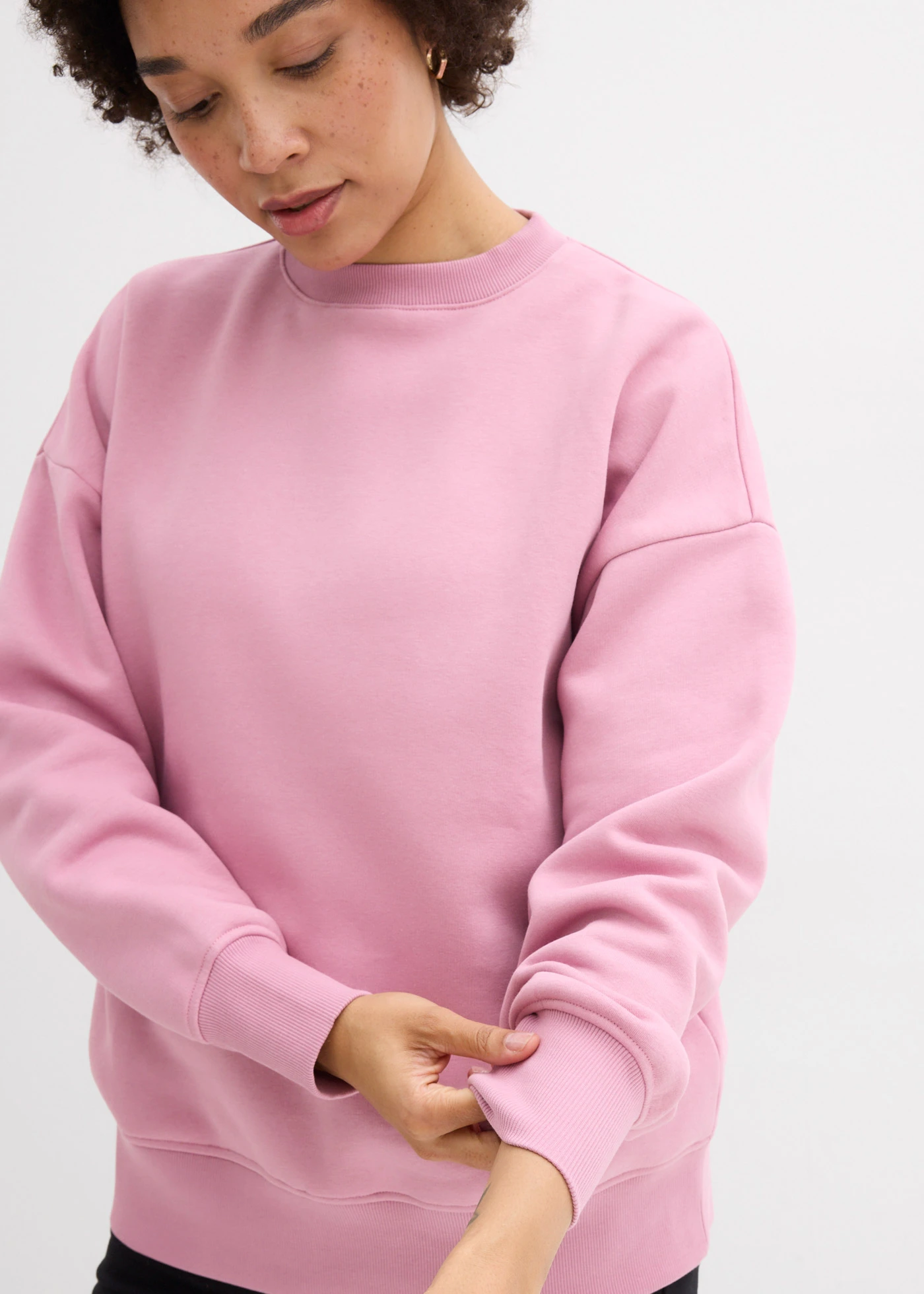 Bluza oversize • róż malwowy • sklep bonprix