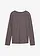 Longsleeve van biologisch katoen, Kleur: leisteengrijs met print