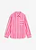 Overhemdblouse van puur biologisch katoen, Kleur: pinklady-roze verticaal gestreept