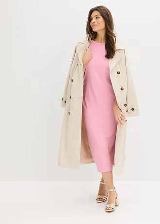 Rochie midi din material comod Punti di Roma • violet-orhidee fumuriu • magazin bonprix