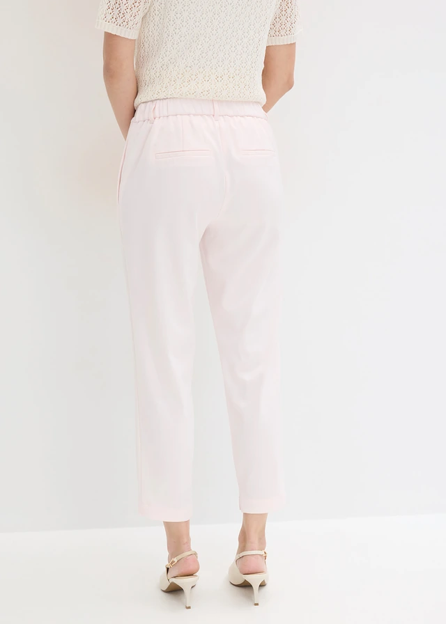 Broek met comfortband, Kleur: lichtroze