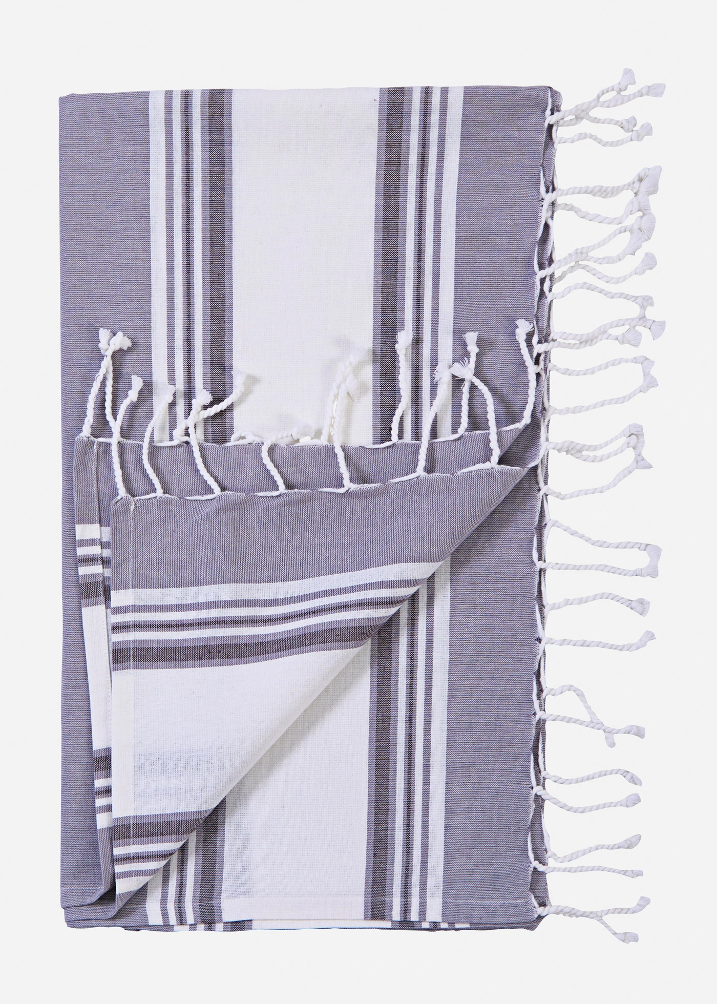 Serviette de hammam en coton • gris • Boutique bonprix