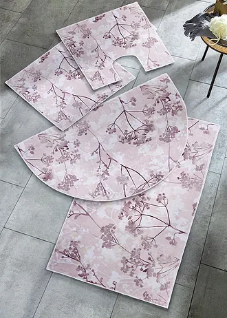 Badmat met natuurlijk patroon • ecru gedessineerd • bonprix online shop