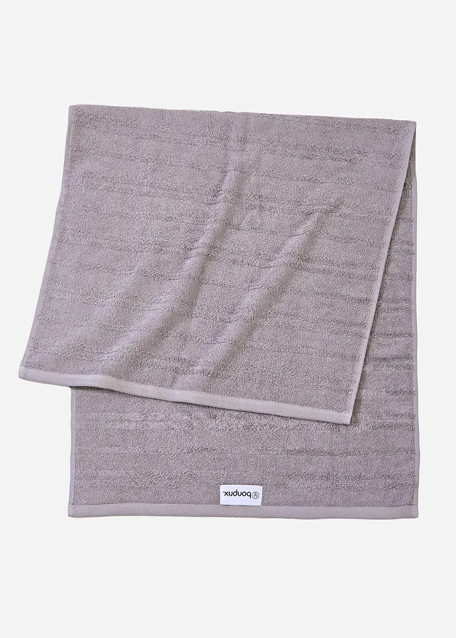 Handdoek van katoen • lichtgrijs • bonprix online shop