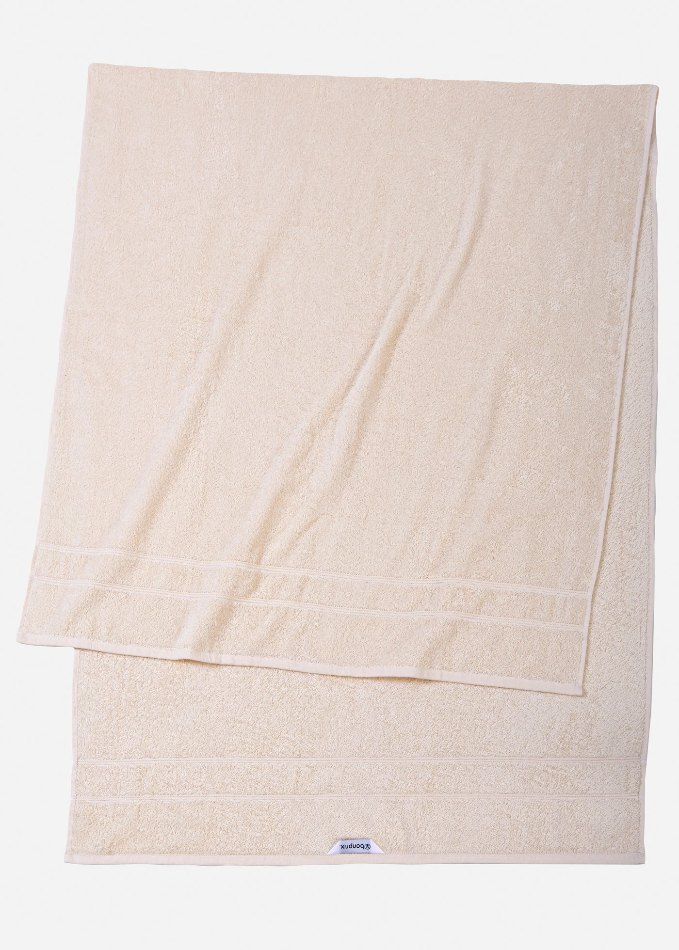 Serviette de sauna pur coton • crème • Boutique bonprix