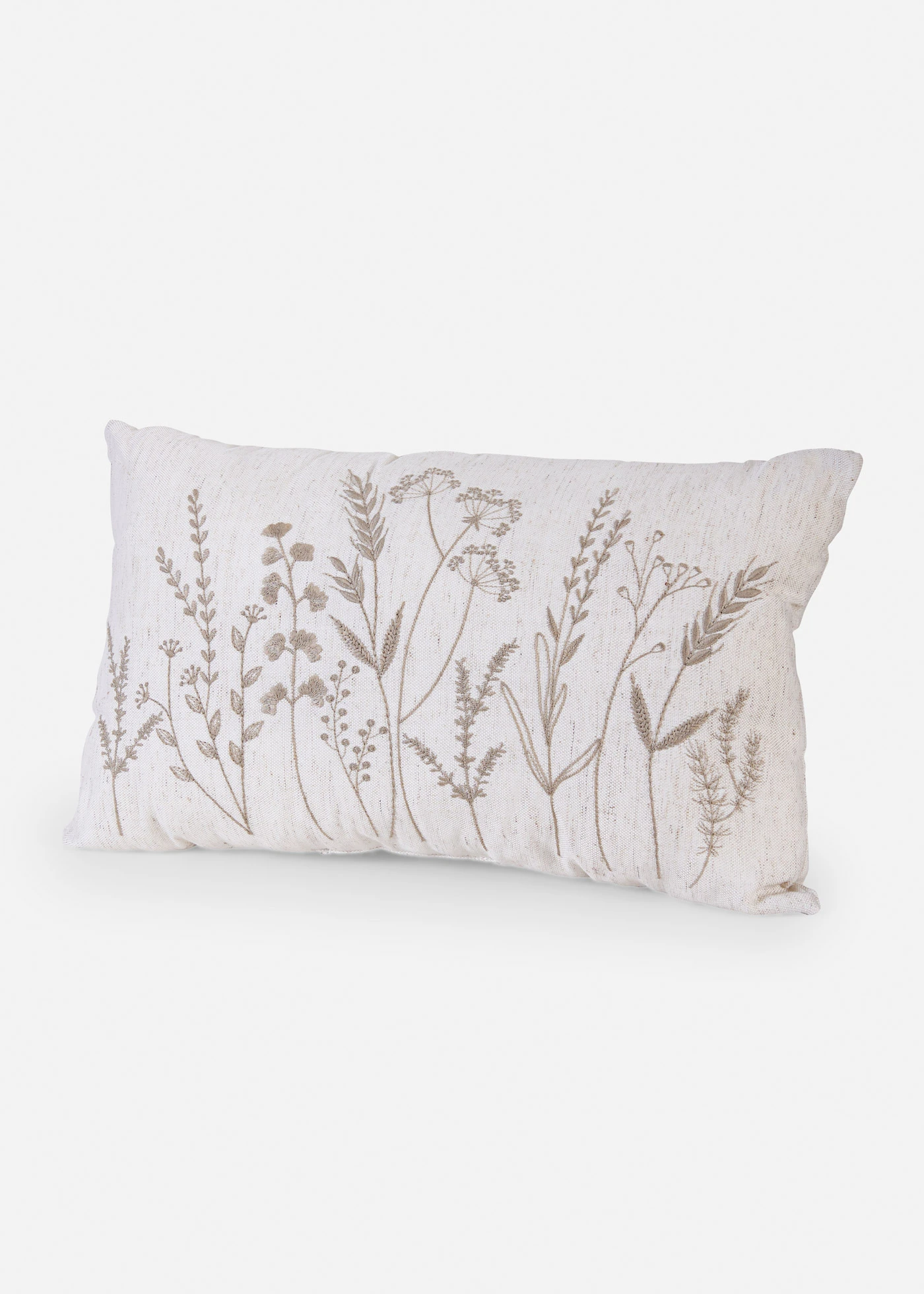 Pernă cu broderie • crem • magazin bonprix