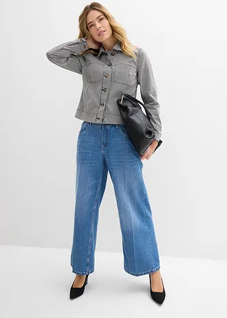 Tussenjas • zwart gestreept • bonprix online shop