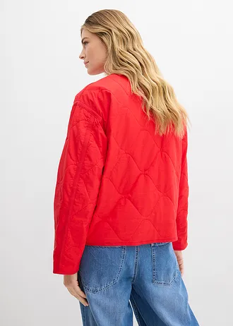 Gewatteerde jas • aardbeirood • bonprix online shop