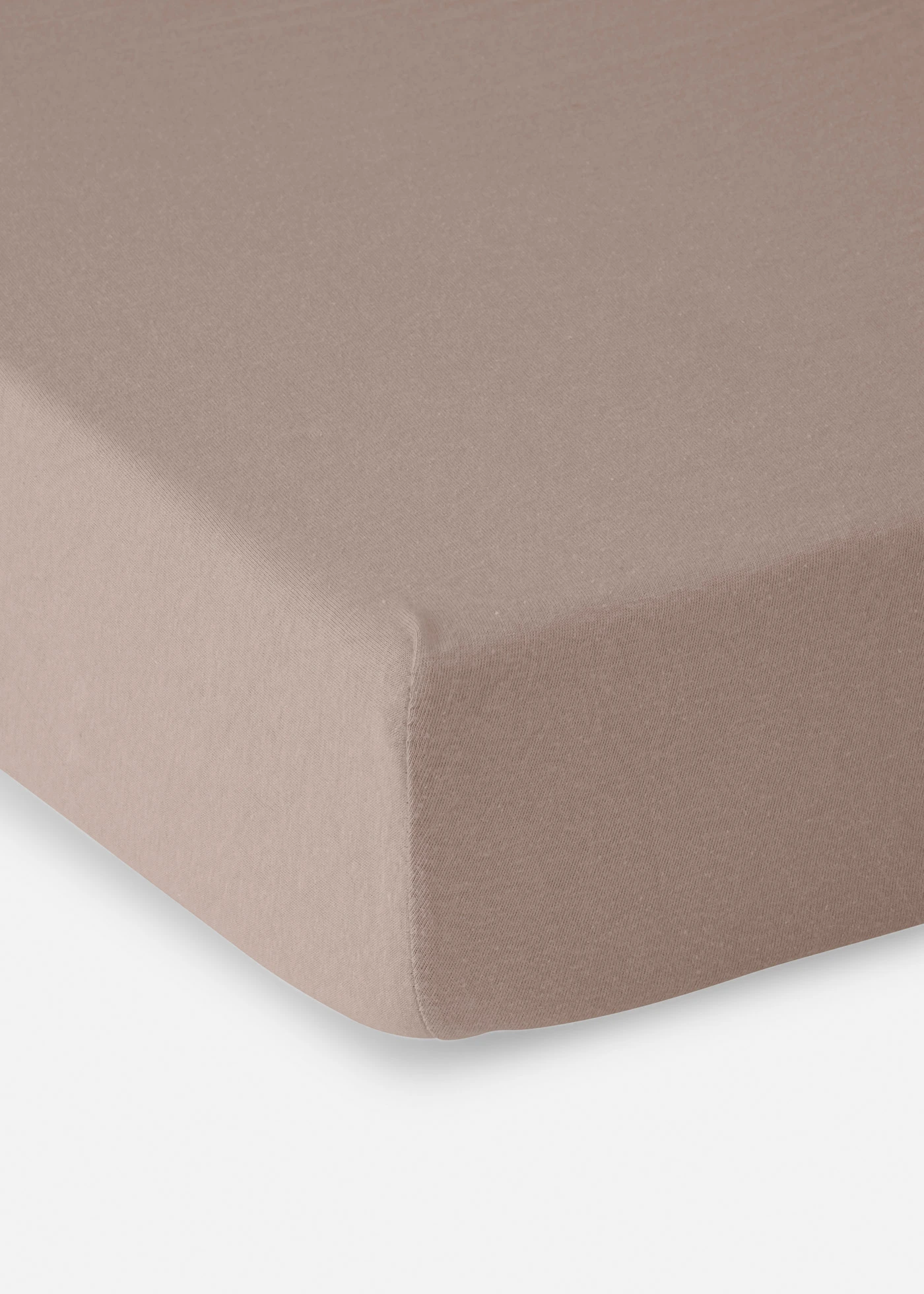 Drap housse effet lin • taupe • Boutique bonprix