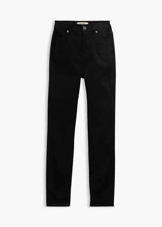 Blugi de gravide 2 în 1 super-stretch, pentru perioada sarcinii și după, slim • negru • magazin bonprix