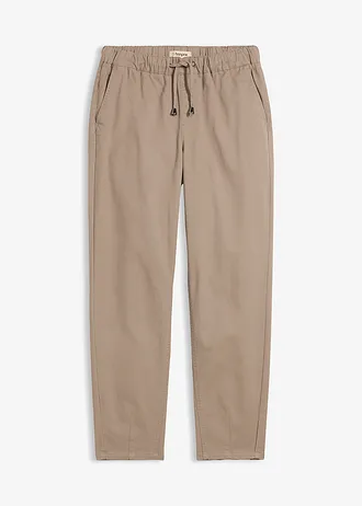 Twill broek • taupe • bonprix online shop