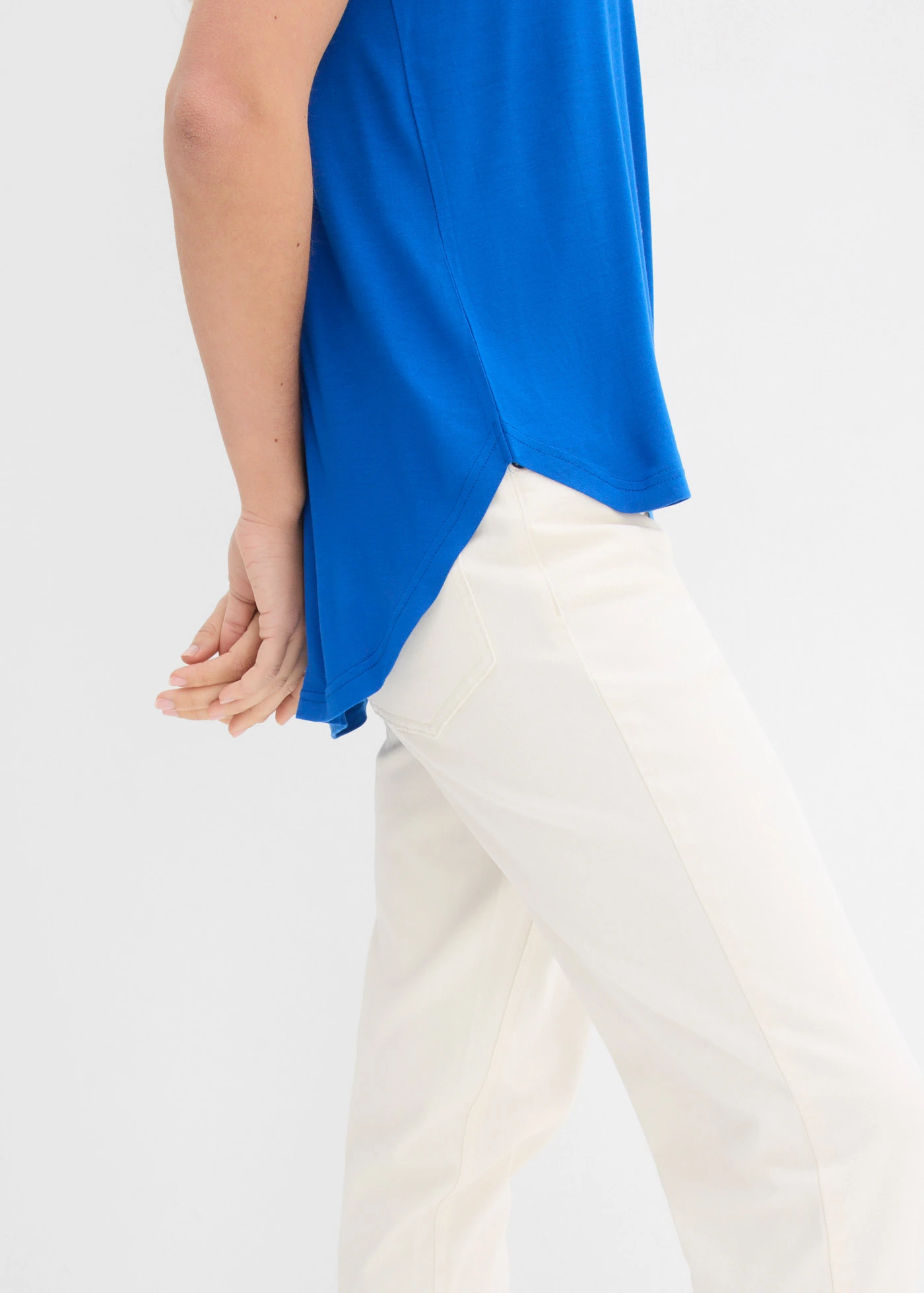 Longshirt van zachte viscose • arctisch blauw • bonprix online shop