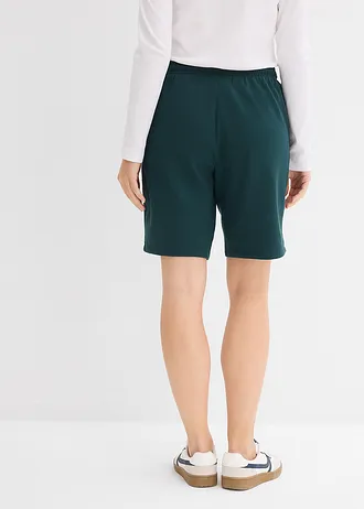 Sweat short met zakken • diepgroen • bonprix online shop