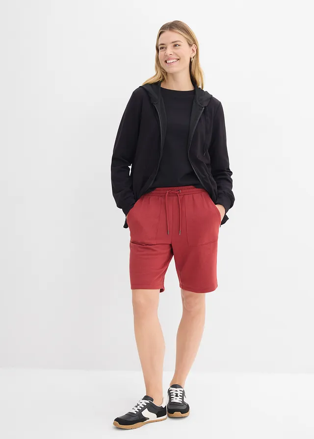 Short sweat avec poches • rouge désert • product-page.page-title-suffix