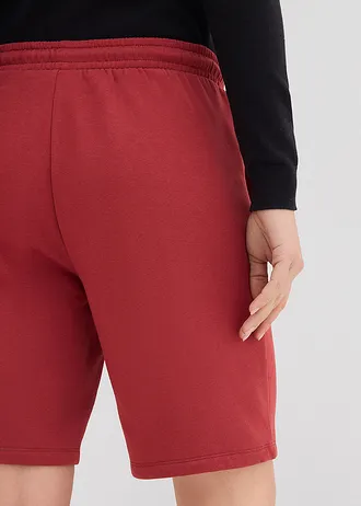 Sweat short met zakken • woestijnrood • bonprix online shop