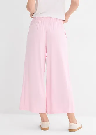 Pantaloni Culotte din viscoză fluidă • roz cristal • magazin bonprix