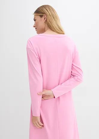 Jersey jurk van zwaar biologisch katoen • roze • bonprix online shop