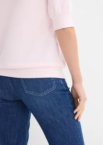 T-shirt ample en matière néoprène • rose clair • Boutique bonprix