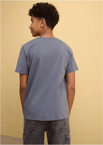 Hot Wheels T-shirt van puur katoen, Kleur: grijs met print