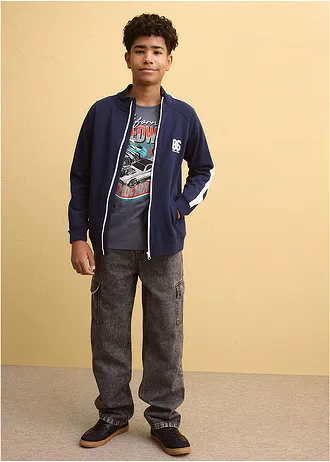 T-shirt Hot Wheels 100% coton • gris imprimé • Boutique bonprix