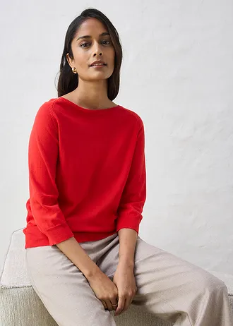 Pull • fraise • Boutique bonprix