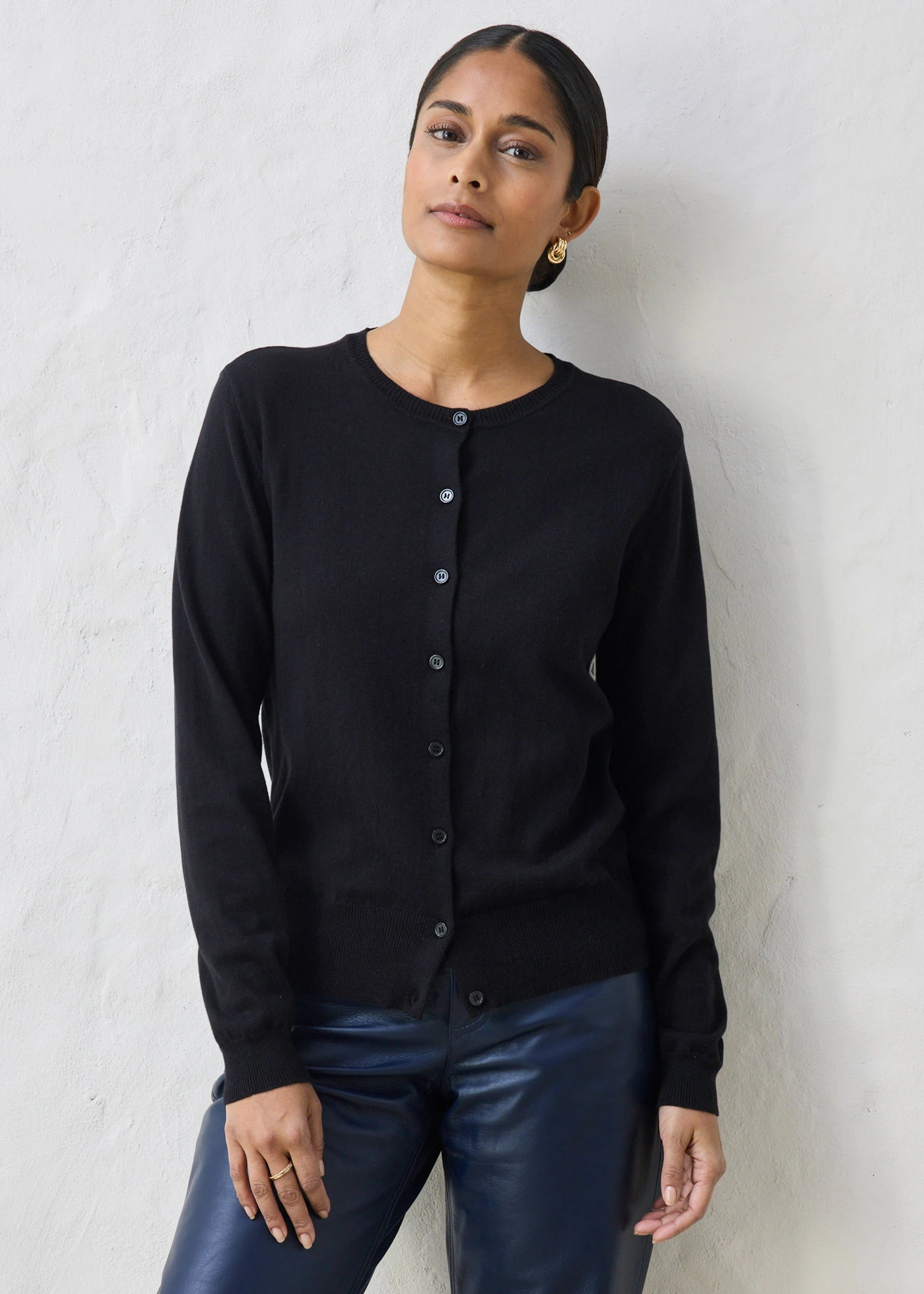 Gilet en maille • noir • Boutique bonprix