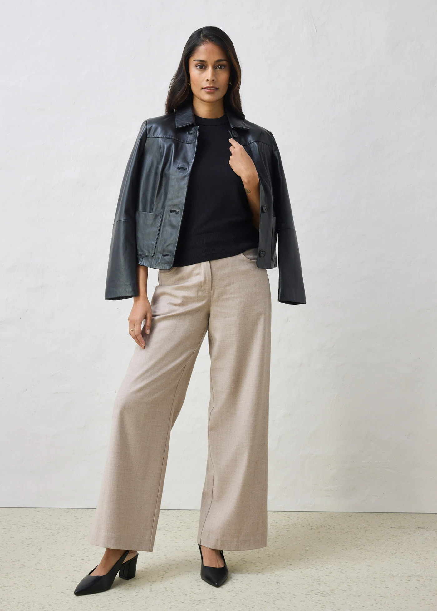 Trui met zijde • zwart • bonprix online shop