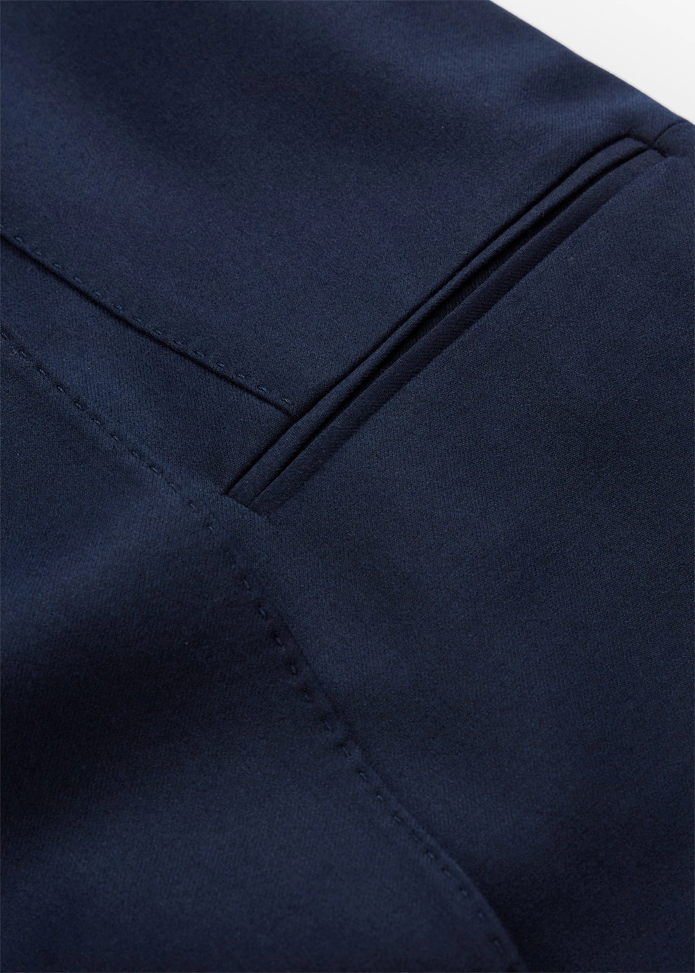 Kraagloze blazer in een zachte wolmix • donkerblauw • bonprix online shop