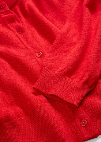 Vest met zijde • aardbeirood • bonprix online shop