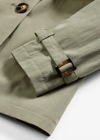 Korte trenchcoat • olijfgroen • bonprix online shop